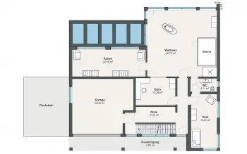 Grundriss Designerhaus Individual (Mercanti) von WeberHaus