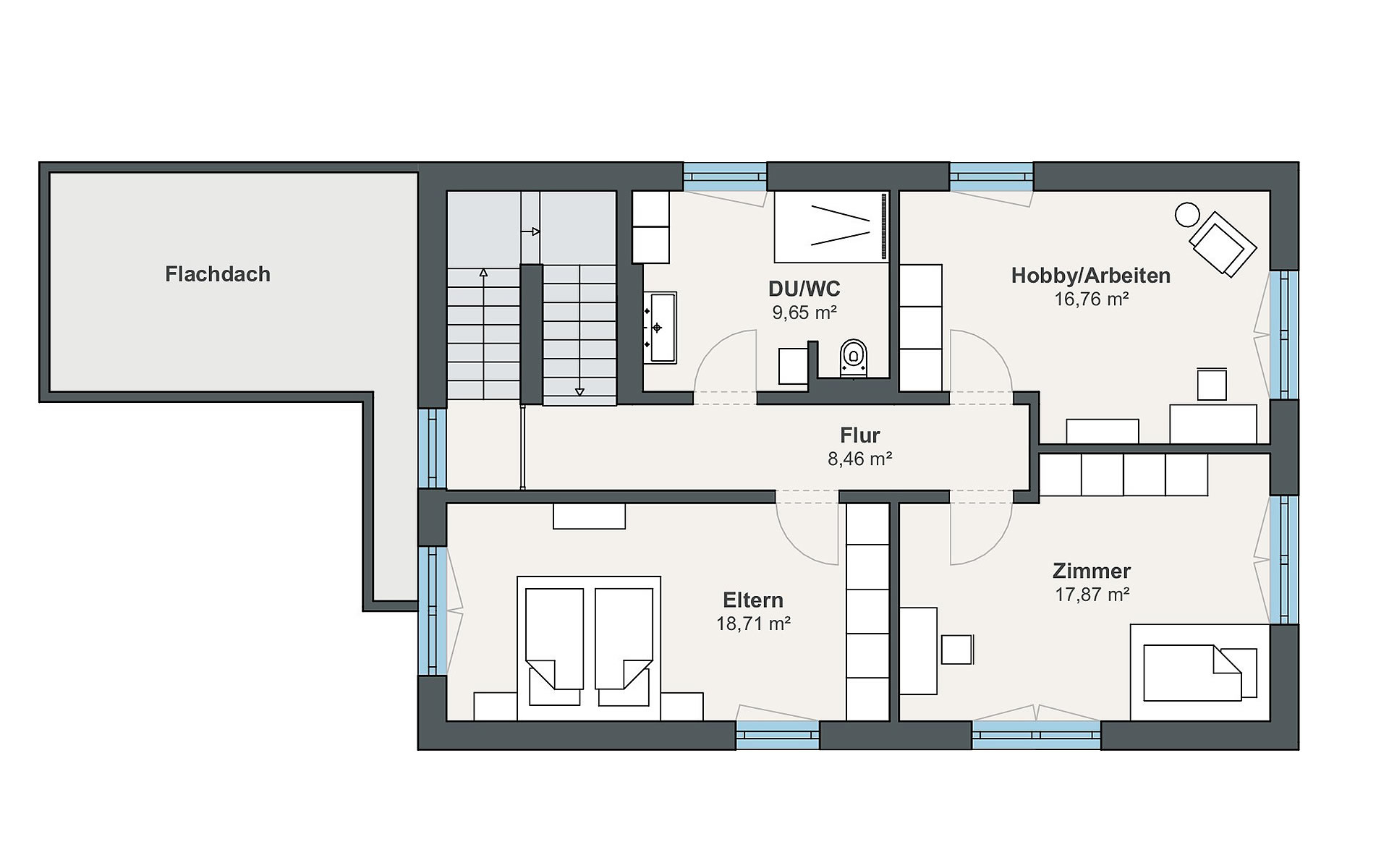 Musterhaus Fertighaus Musterhaus RheinauLinx (sunshine) von erHaus