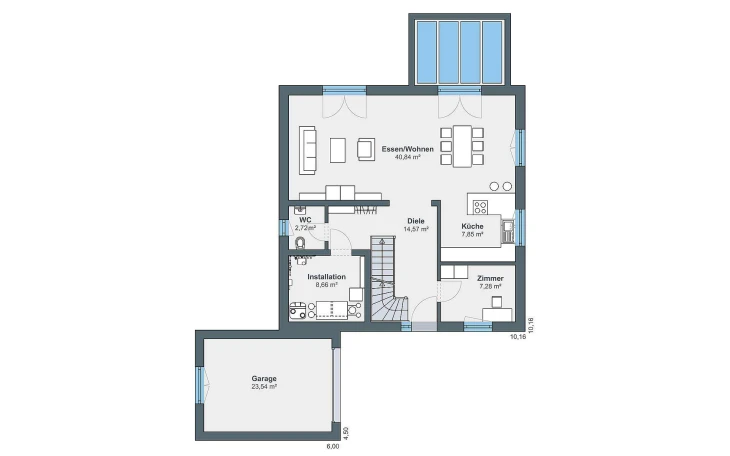 WeberHaus - Musterhaus Aktionhaus eco+, CityLife 405 Erdgeschoss