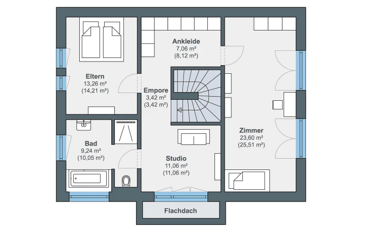 WeberHaus - Musterhaus generation5.5, 150 (Heinemann) Dachgeschoss