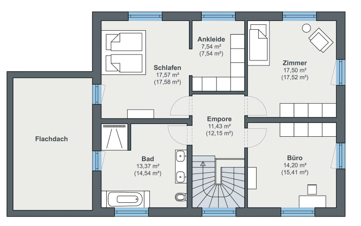 WeberHaus - Musterhaus generation5.5, 200 (Croce) Dachgeschoss