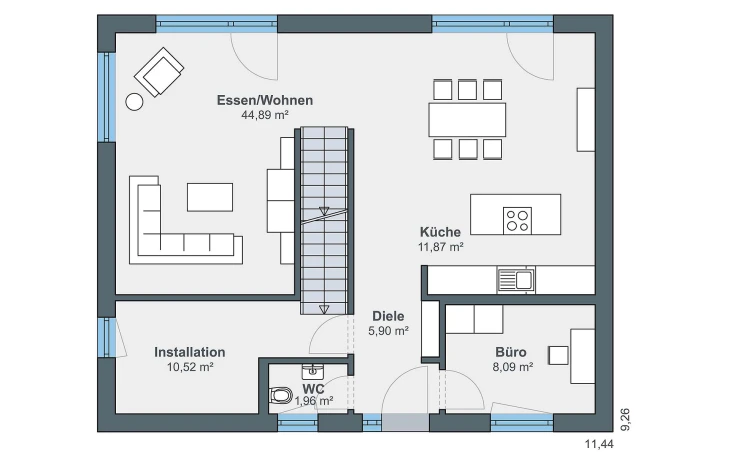 WeberHaus - Musterhaus generation5.5, 200 (Ritter) Erdgeschoss