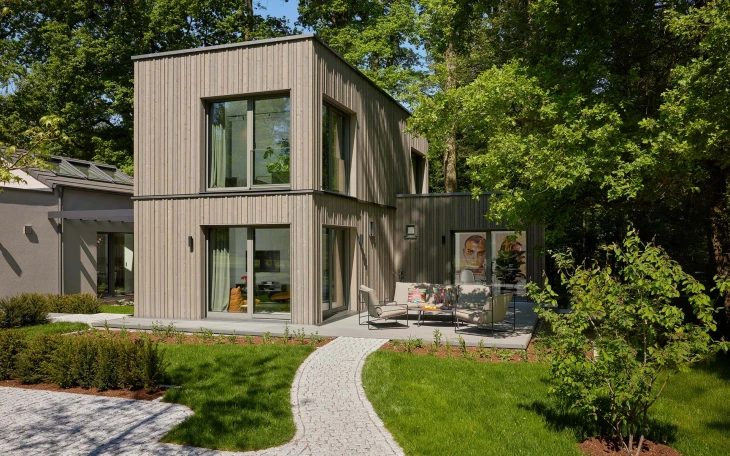 WeberHaus - Musterhaus Option mit Anbaumodul