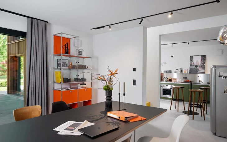 WeberHaus - Musterhaus Option mit Anbaumodul
