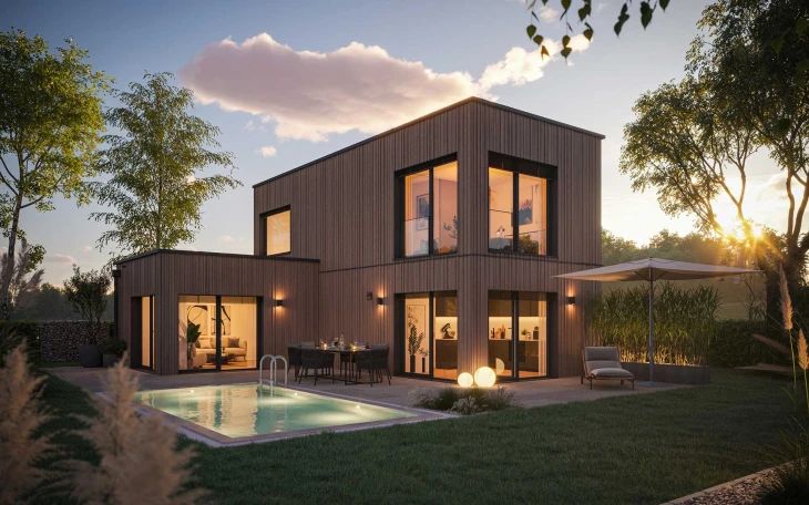 WeberHaus - Musterhaus Option mit Anbaumodul