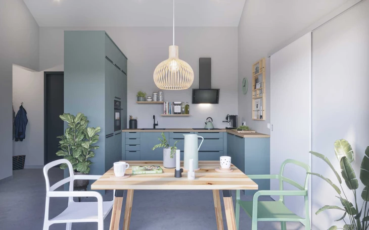 WeberHaus - Musterhaus Option Bungalow mit Satteldach offen bis First