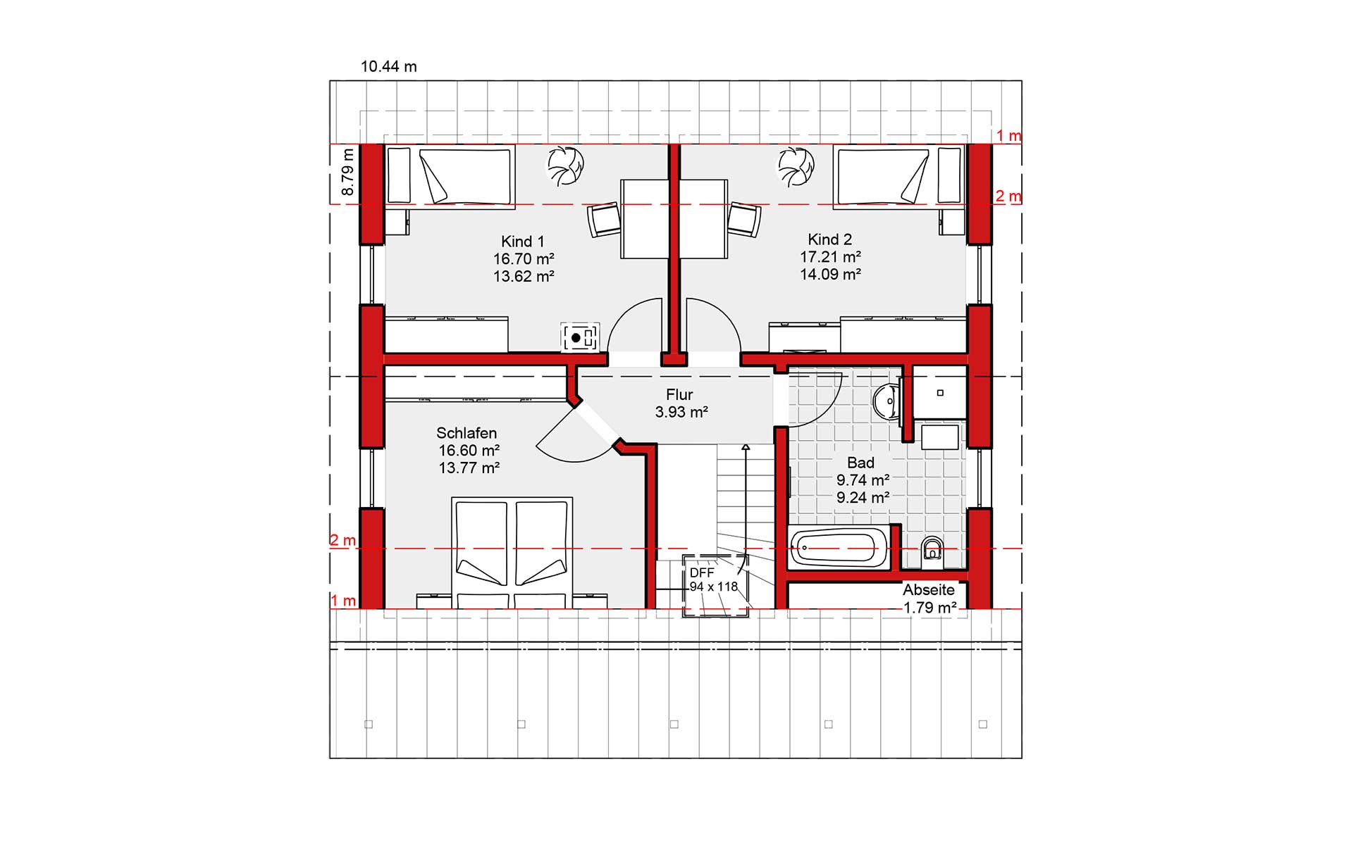Dachgeschoss Edition E 139 von Wolf-Haus-GmbH