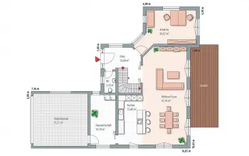 Grundriss Mediterranes Haus Edition Select 196 von Wolf-Haus