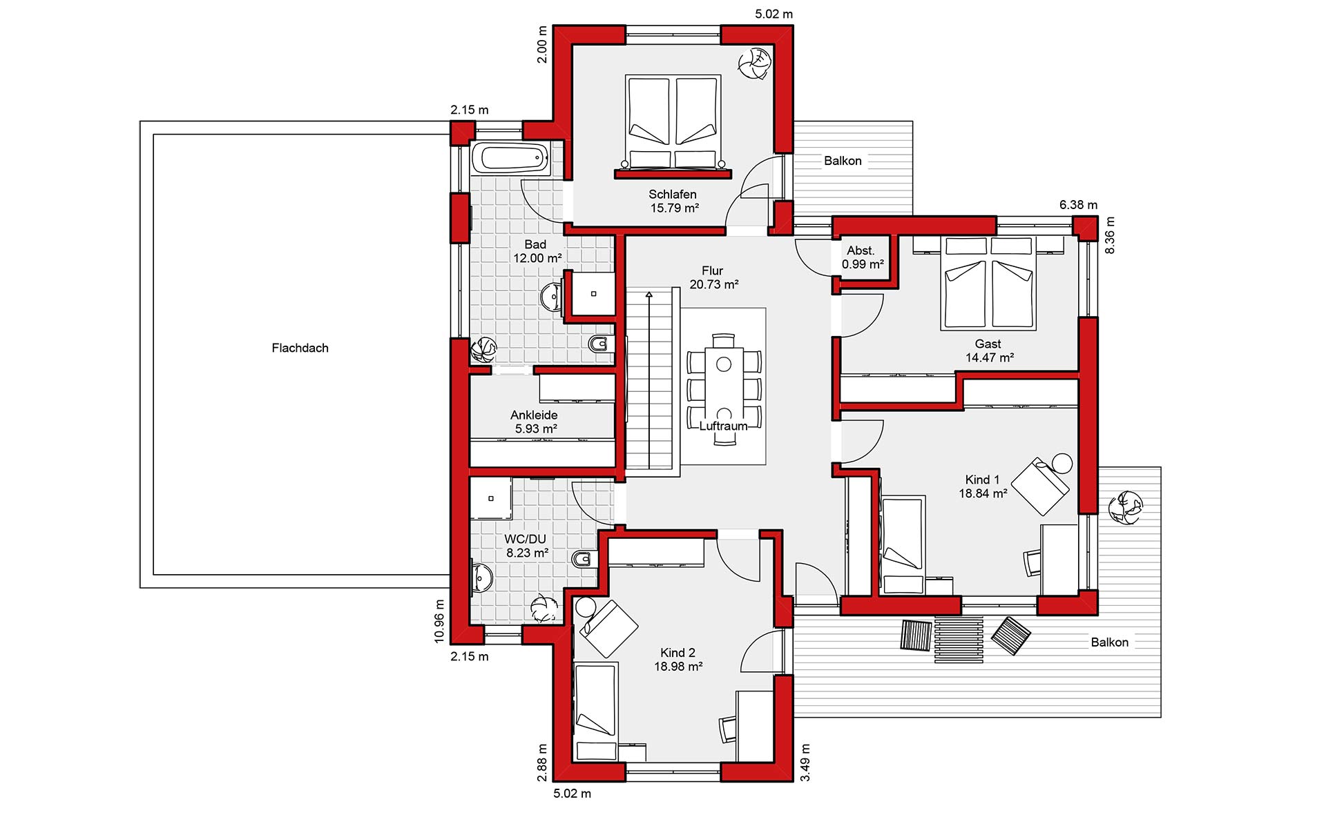 Obergeschoss Edition S 230 von Wolf-Haus-GmbH