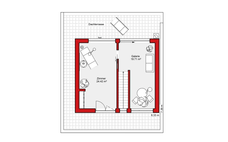 Wolf-Haus - Musterhaus Edition S 239 Dachgeschoss