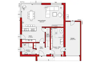 Grundriss Stadtvilla / Villa Edition S 239 von Wolf-Haus