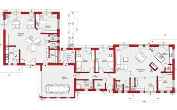 Grundriss Walmdach Edition S 322 von Wolf-Haus