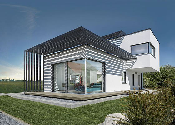 LUXHAUS | fine. hat Traumhaus-Potenzial. Das exklusive Plus-Energie-Haus ist für zwei Leserpreise nominiert. Foto: F. Lopez für LUXHAUS