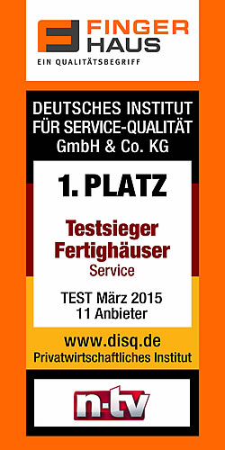 FingerHaus: Testsieger in Sachen Service-Qualität