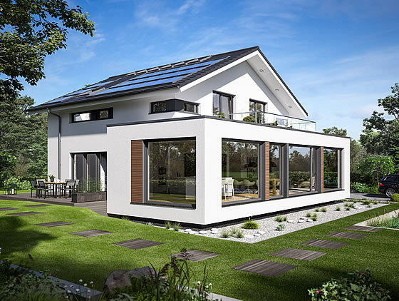 Musterhaus Evolution Günzburg - Design und Nachhaltigkeit in Günzburg. Foto: Bien-Zenker Musterhaus Evolution Günzburg - Design und Nachhaltigkeit in Günzburg. Foto: Bien-Zenker