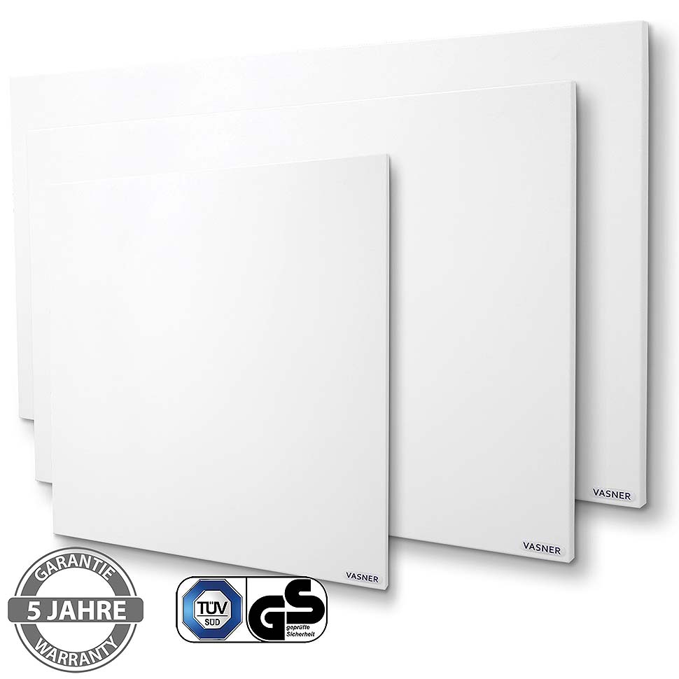 VASNER Citara M Metall Infrarotheizung mit IPX4 für das Badezimmer. Bild: VASNER VASNER Citara M Metall Infrarotheizung mit IPX4 für das Badezimmer. Bild: VASNER