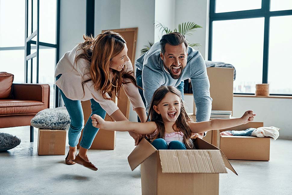 Der Umzug in ein neues Haus. Foto: iStock.com / g-stockstudio Der Umzug in ein neues Haus. Foto: iStock.com / g-stockstudio