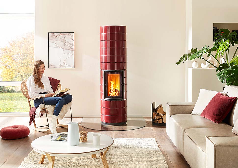 Kaminofen mit massiver Speichermasse: Ideal für sanierte Altbauten und Niedrigenergiehäuser. Foto: Leda Werk Kaminofen mit massiver Speichermasse: Ideal für sanierte Altbauten und Niedrigenergiehäuser. Foto: Leda Werk
