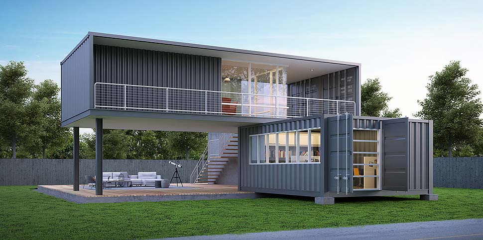 Containerhaus: Ein Tiny House als Alternative zum Fertighaus. Foto: Ninoon / iStock.com