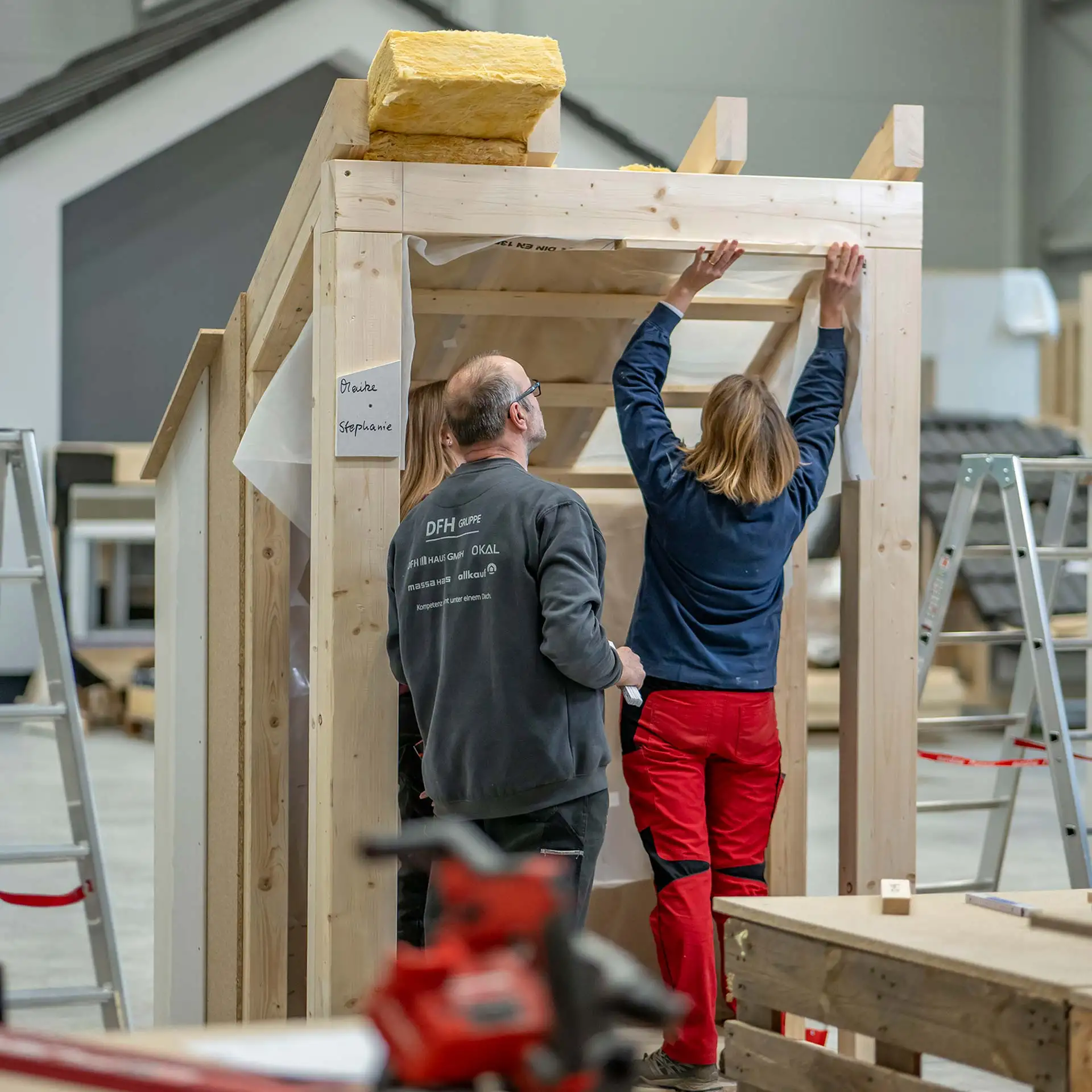 Die Ausbauakademie von allkauf haus: Bauherren gestalten aktiv ihr Eigenheim. Foto: allkauf haus