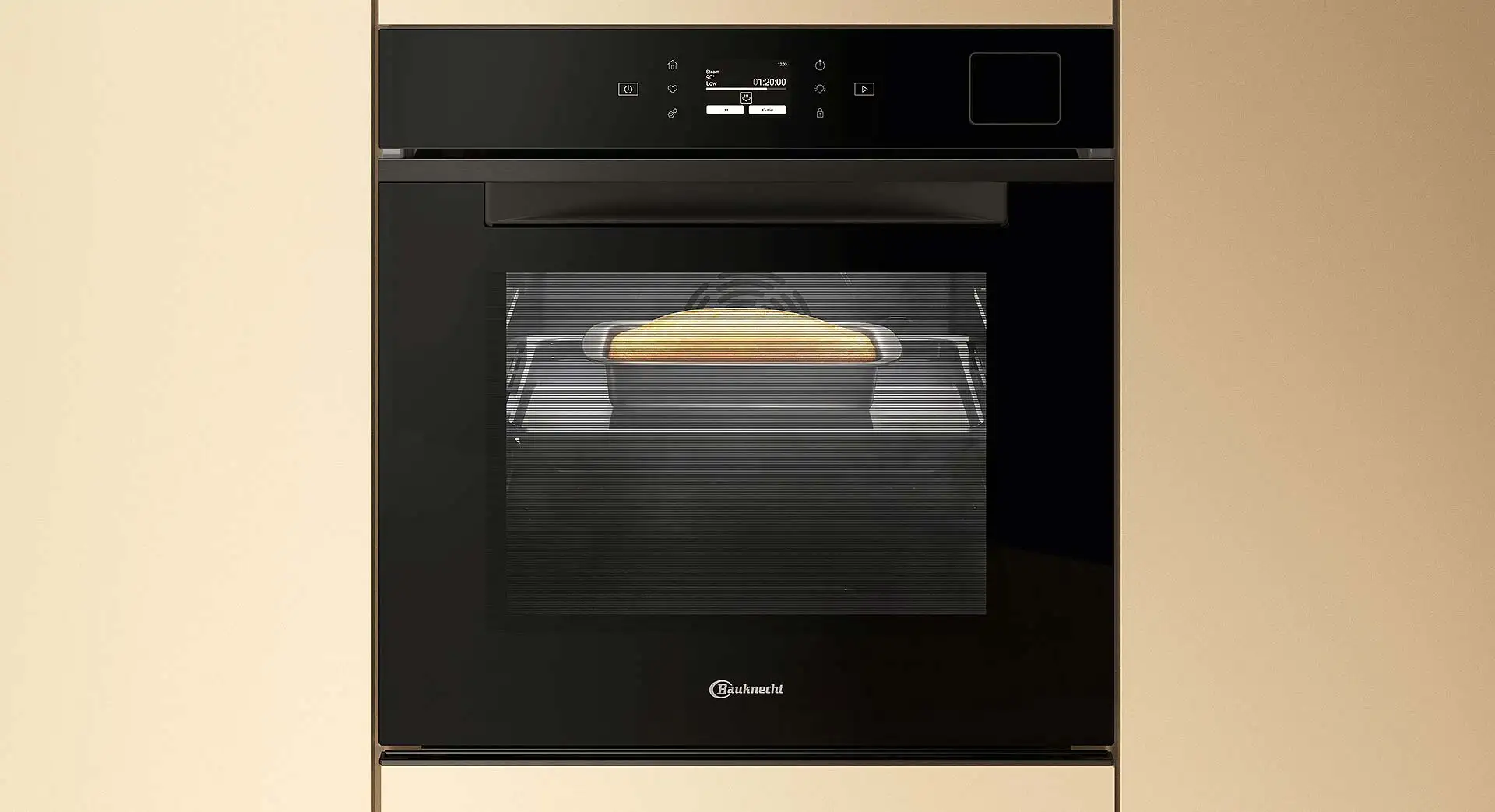Ganz in elegantem Schwarz ist dieser Design-Backofen gehalten, innovative Funktionen sorgen für zuverlässige Koch- und Backergebnisse. Foto: DJD / Bauknecht