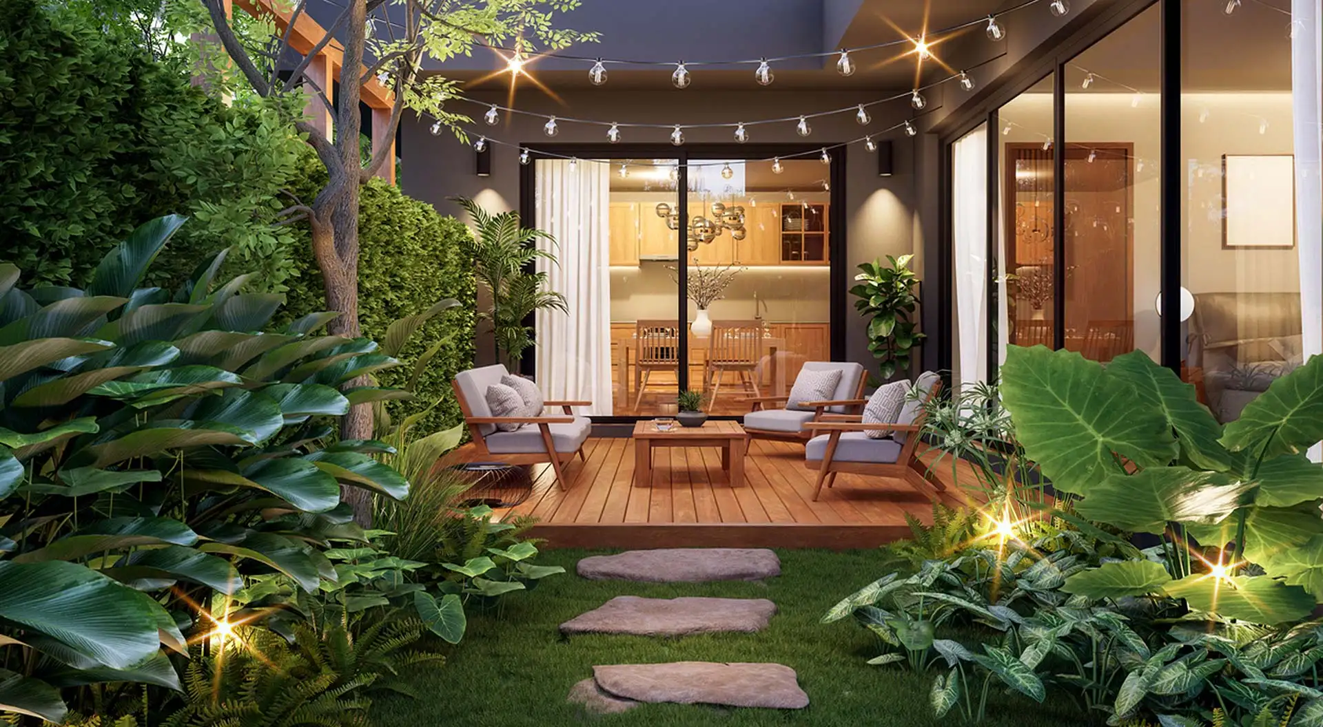 Draußen wohnen: Eine Terrasse gestalten, die funktioniert. Foto: runna10 / iStock.com