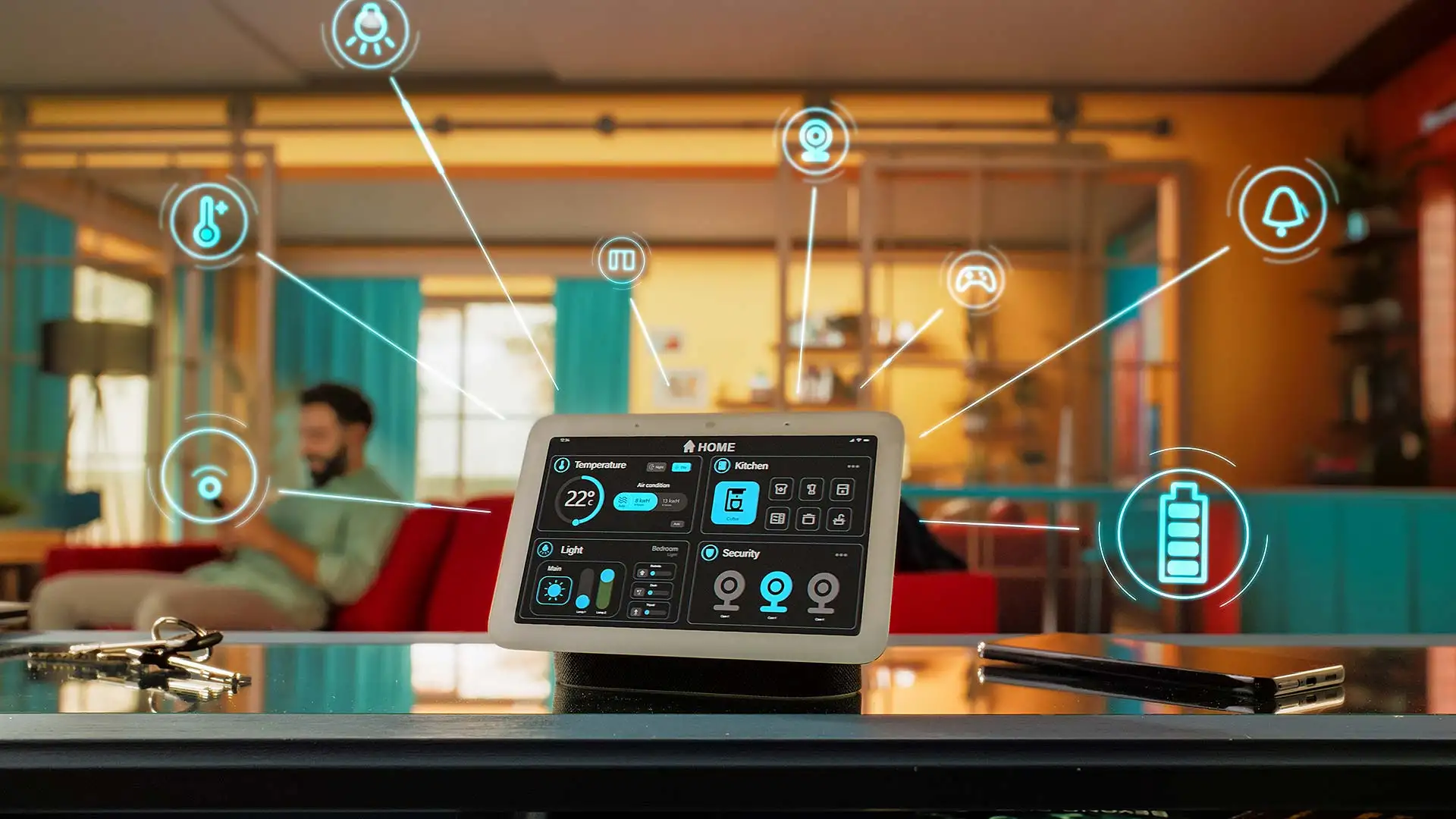 Smart Home, Smarter Fan: Das ideale Entertainment-Setup für Ihr neues Fertighaus. Foto: gorodenkoff / iStock.com