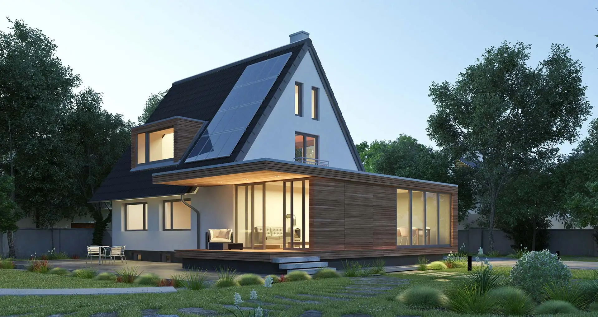 Mehr Raum für die Zukunft: So werden Häuser durch geplante Anbauten funktional und energetisch gestärkt. Foto: Oliver Hasselhuhn / iStock.com