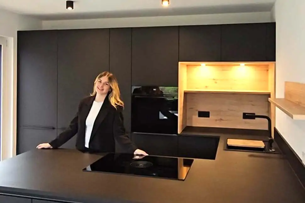 Annabell Rice in ihrem Living Haus. Foto: Living Haus / Rice