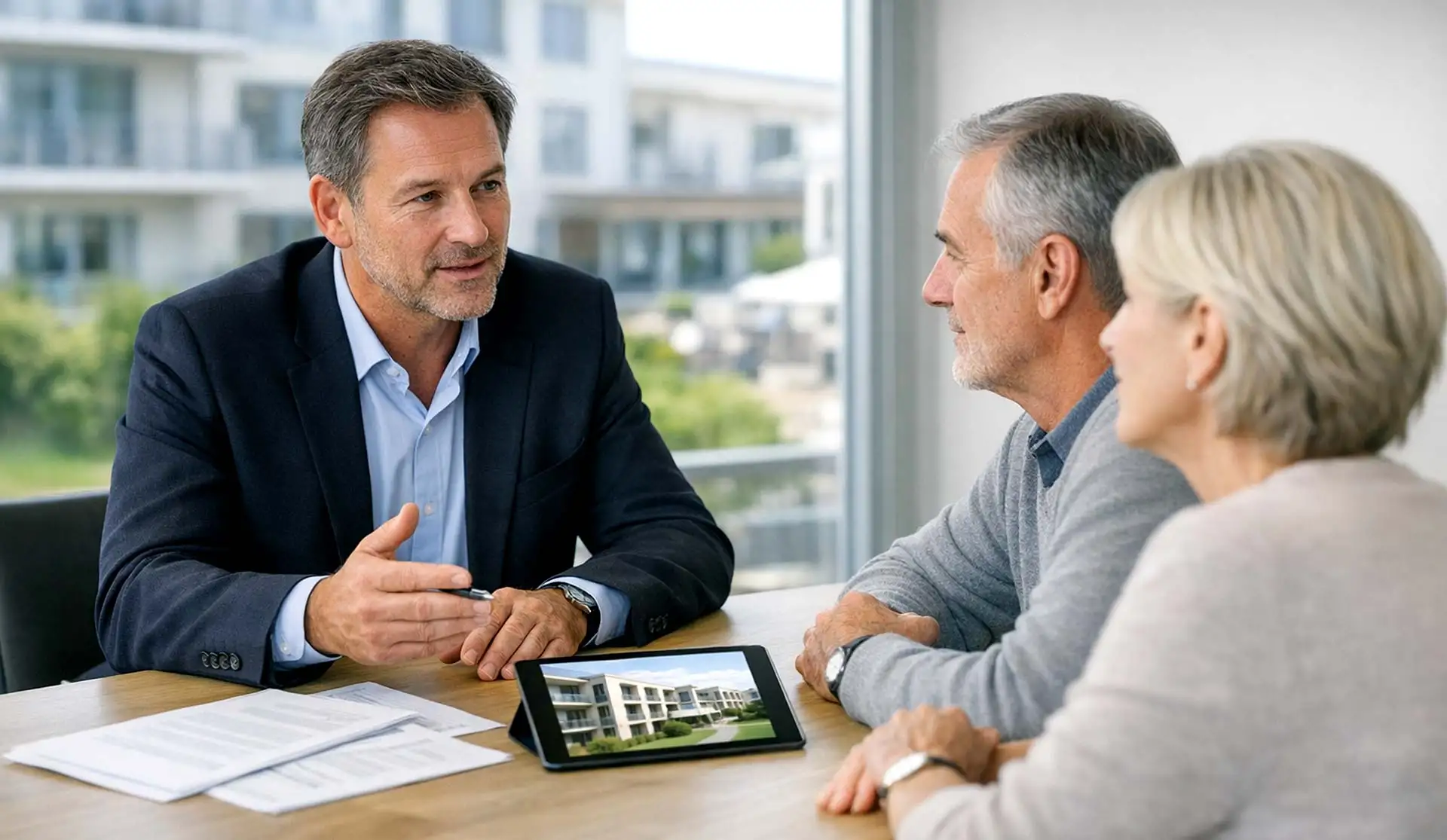 Pflegeimmobilien bleiben stabile Kapitalanlage &ndash; fundierte Investitionspr&uuml;fung gewinnt weiter an Bedeutung. Foto: Wagenbauer GmbH / AI ChatGPT