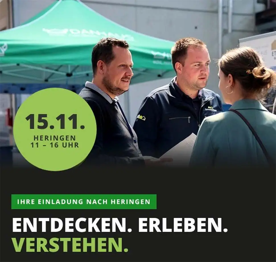 Hausbau live erleben: Danhaus lädt am 15. November 2026 zum Hausbau-Ratgeber-Tag ein. Foto: Danhaus